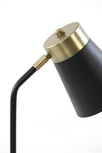 Desk lamp 22x20x55 cm BRAJA matt black-antique bronze
