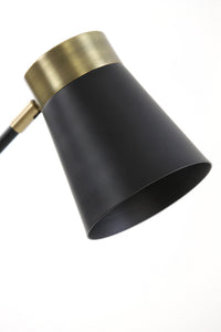 Desk lamp 22x20x55 cm BRAJA matt black-antique bronze