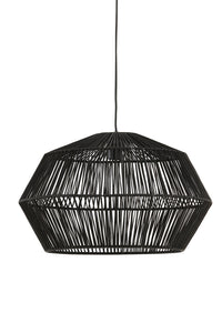 Hanging lamp 49x30 cm DEYA matt black