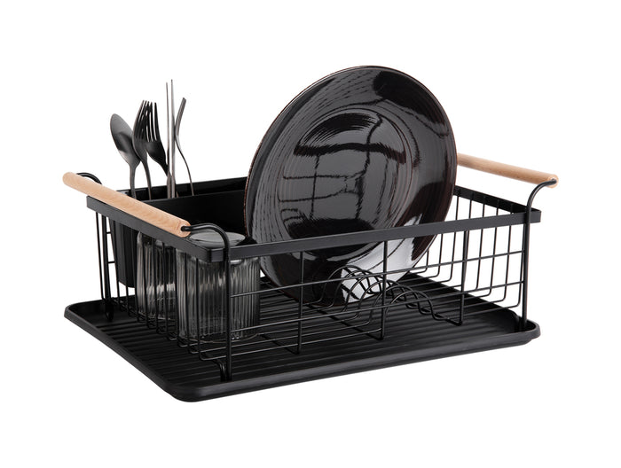 Dish Rack Bamboo Accent