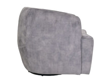 Afbeelding in Gallery-weergave laden, Draai fauteuil -  Dolfijn grijs/zwart - Adore 180 - Velours/metaal
