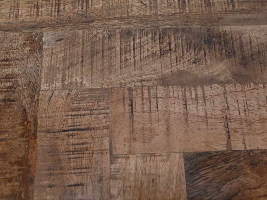 Eettafel Verona ovaal - 240x110x76 - naturel - Mangohout/metaal
