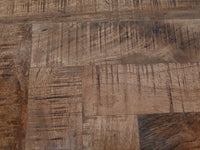 Eettafel Verona ovaal - 240x110x76 - naturel - Mangohout/metaal