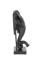 Afbeelding in Gallery-weergave laden, Ornament 38,5x19,5x49 cm ELEPHANT matt black
