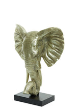 Afbeelding in Gallery-weergave laden, Ornament 38,5x19,5x49 cm ELEPHANT light gold
