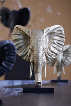 Afbeelding in Gallery-weergave laden, Ornament 38,5x19,5x49 cm ELEPHANT light gold
