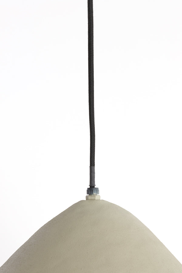 Hanging lamp 32x20 cm ELIMO matt light grey