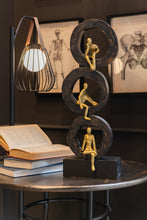 Afbeelding in Gallery-weergave laden, Figure 3 Thinkers Rings Mango Wood/Aluminium Black/Gold
