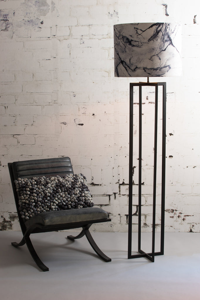 Floor lamp 30x30x140 cm MACE matt black