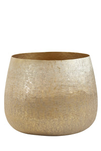 Pot deco SET/2 38,5x28,5+50x37,5 cm GENOLU gold