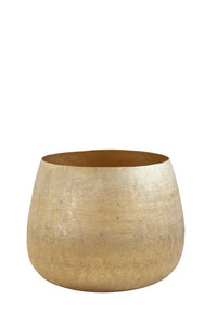 Pot deco SET/2 38,5x28,5+50x37,5 cm GENOLU gold