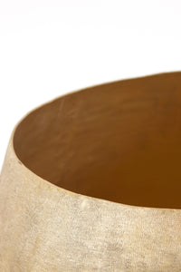 Pot deco SET/2 38,5x28,5+50x37,5 cm GENOLU gold