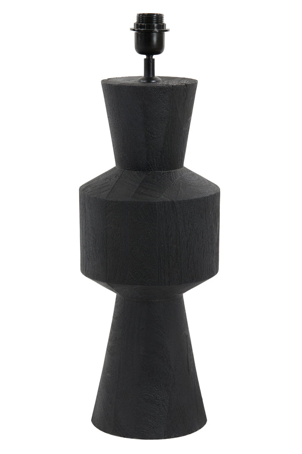 Lamp base 20x60 cm GREGOR wood matt black