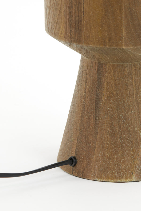 Lamp base 17x44 cm GREGOR wood matt brown