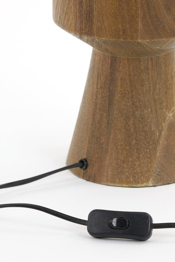 Lamp base 17x44 cm GREGOR wood matt brown