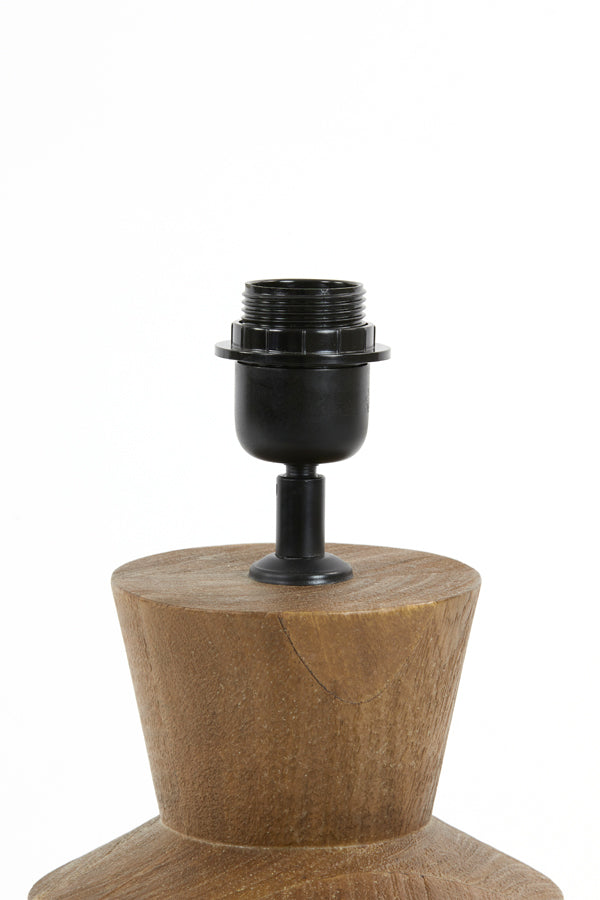 Lamp base 17x44 cm GREGOR wood matt brown