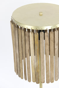 Table lamp 30x78 cm GULARO wood dark brown