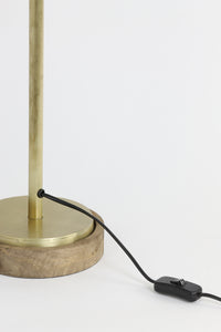 Table lamp 30x78 cm GULARO wood dark brown