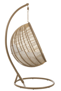Hanging Chair Round Steel Natural