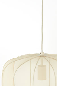 Hanging lamp 40x30 cm PLUMERIA sand