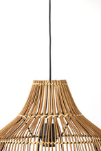 Afbeelding in Gallery-weergave laden, Hanging lamp 40x41,5 cm PACINO rattan dark brown
