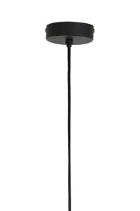 Hanging lamp 45x32 cm KYLIE black-nickel