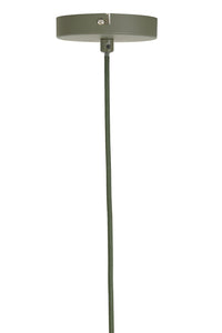 Hanging lamp 50x60 cm PLUMERIA dark green