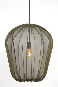 Hanging lamp 50x60 cm PLUMERIA dark green