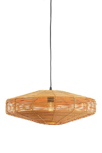 Hanging lamp 51x21 cm MATAKA rattan natural