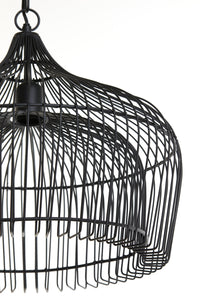 Hanging lamp 58x47 cm KRISTEL matt black