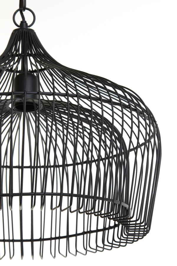 Hanging lamp 58x47 cm KRISTEL matt black