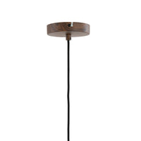 Hanglamp Dania - Bruin/Crème - Ø27.5x52cm