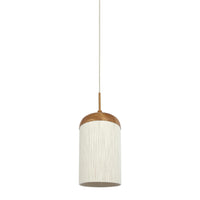 Hanglamp Dania - Naturel/Crème - Ø27.5x52cm