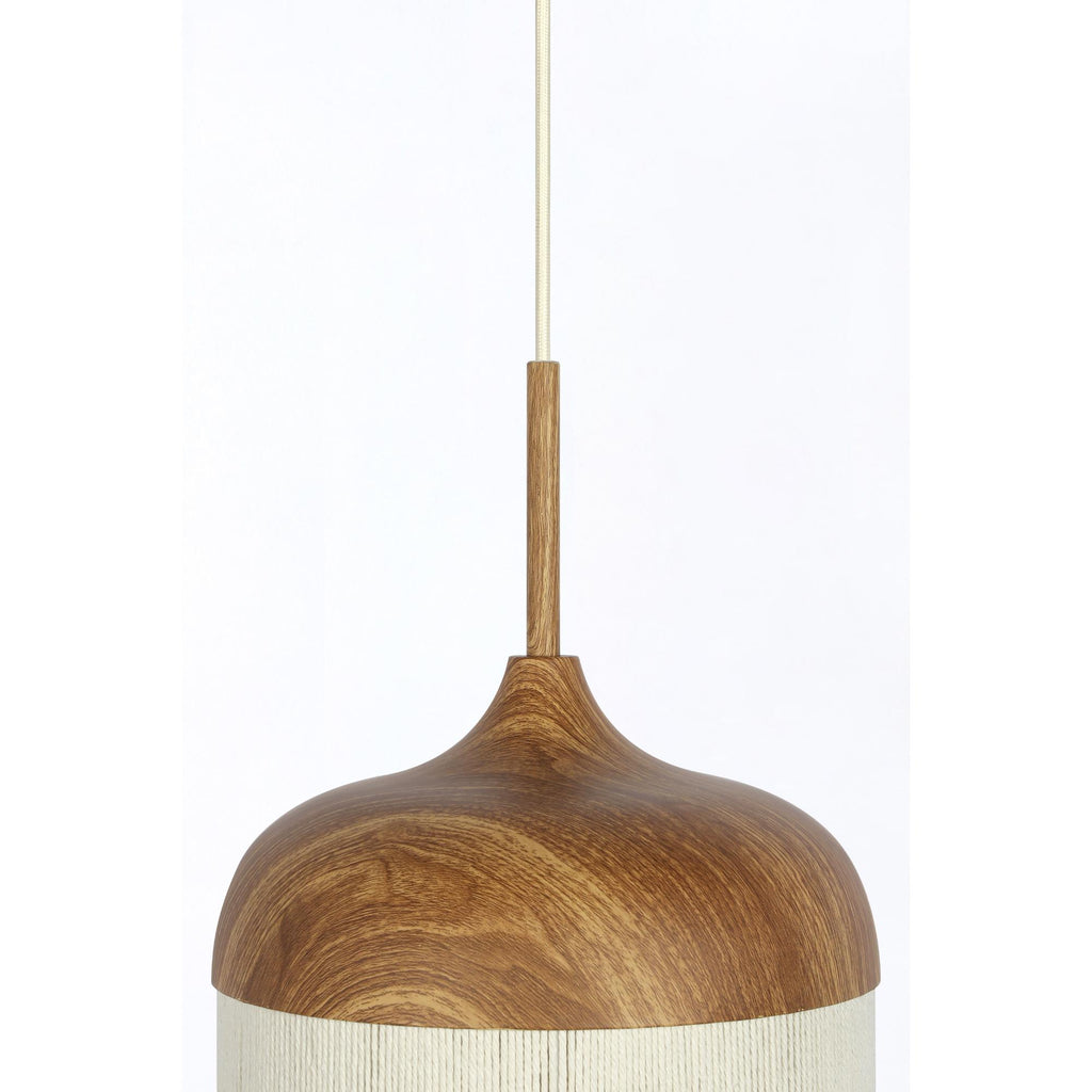 Hanglamp Dania - Naturel/Crème - Ø27.5x52cm