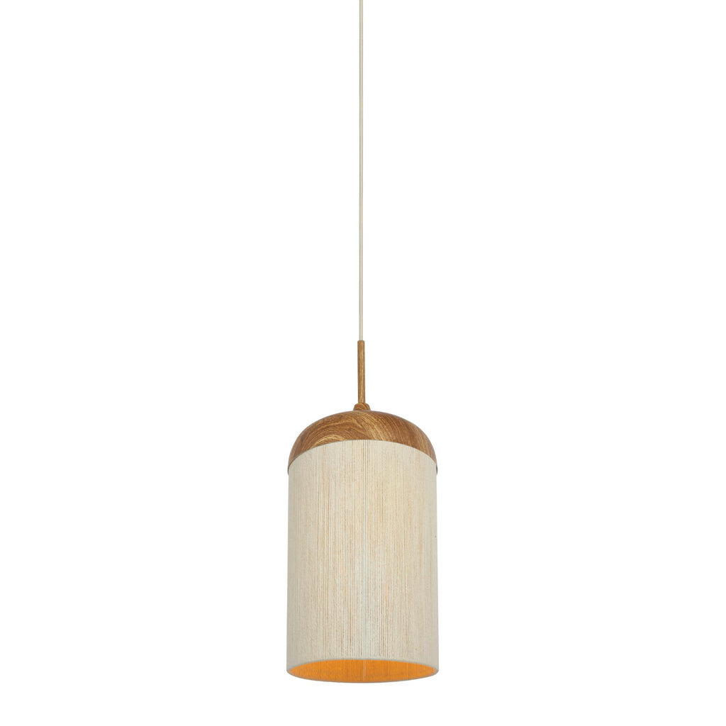 Hanglamp Dania - Naturel/Crème - Ø27.5x52cm