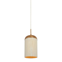 Hanglamp Dania - Naturel/Crème - Ø27.5x52cm