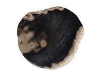 HSM Collection-Bijzettafel Petrified -ø40/43x30-Assorti/Zwart-Steen/Metaal
