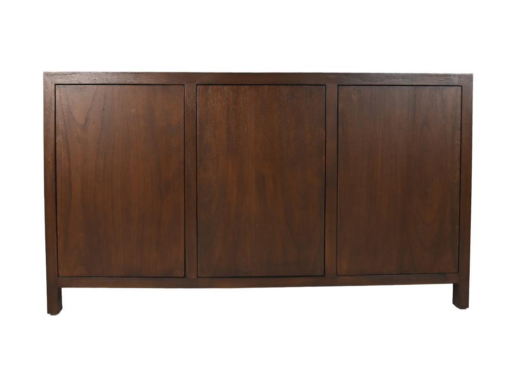 HSM Collection-Dressoir 3 Deur-150x42x85-Bruin-Teak Fineer