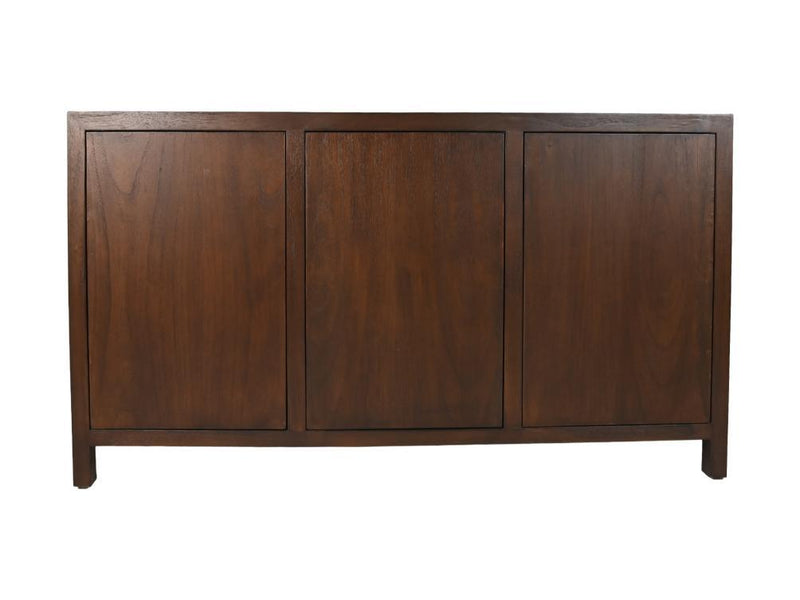 HSM Collection-Dressoir 3 Deur-150x42x85-Bruin-Teak Fineer