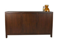 HSM Collection-Dressoir 3 Deur-150x42x85-Bruin-Teak Fineer