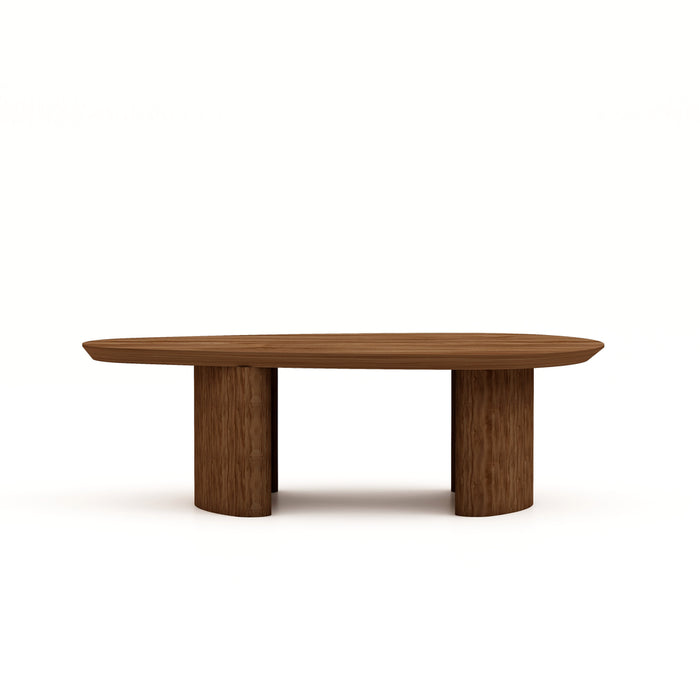 HSM Collection-Organische Salontafel Tide -130x80x40-Bruin-Acacia