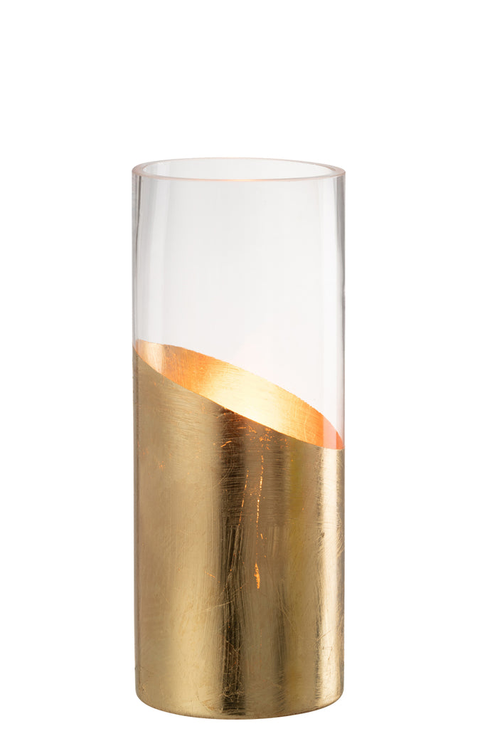 Hurricane Moa Glass Transparent/Gold Medium