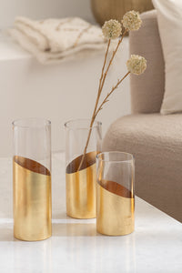 Hurricane Moa Glass Transparent/Gold Small
