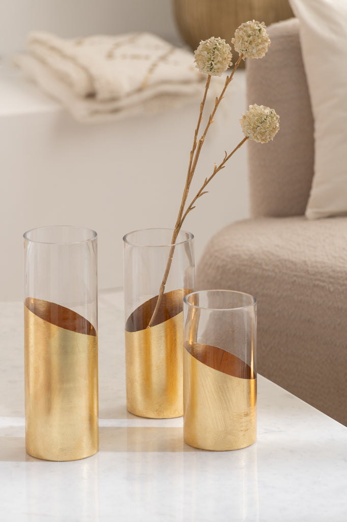 Hurricane Moa Glass Transparent/Gold Small