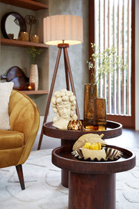 Side table 50x35 cm KALOMO wood russet