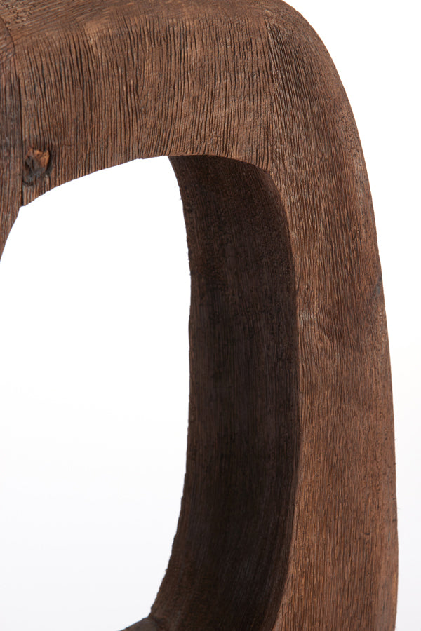 Table lamp 33x10x40 cm KELAFO wood chocolate brown