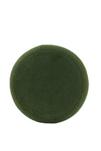 Afbeelding in Gallery-weergave laden, Pouf 40x45 cm KIMI teddy dark olive green+gold
