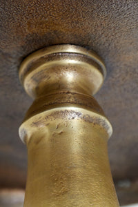 Side table 50x60 cm KORTO antique bronze