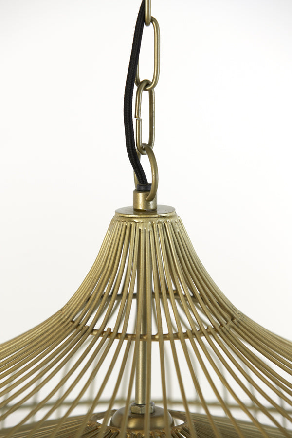 Hanging lamp 44x39 cm KRISTEL light gold