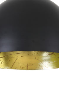 Hanging lamp 45x32 cm KYLIE black-gold